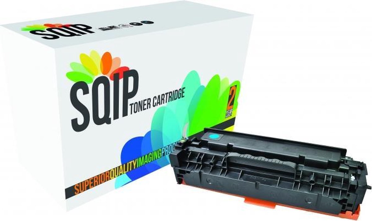 SQIP gereviseerde tonercartridge voor HP Color LaserJet CP2025 Cyaan