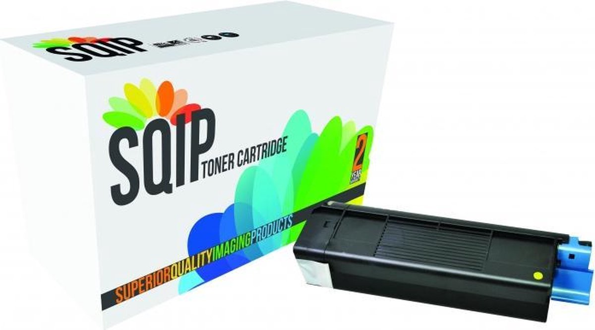 SQIP gereviseerde tonercartridge voor Oki C5250/ C5450 Geel - Hoge opbrengst