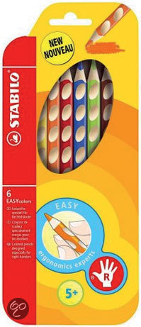   EASYcolors Etui 6 Stuks Rechtshandig