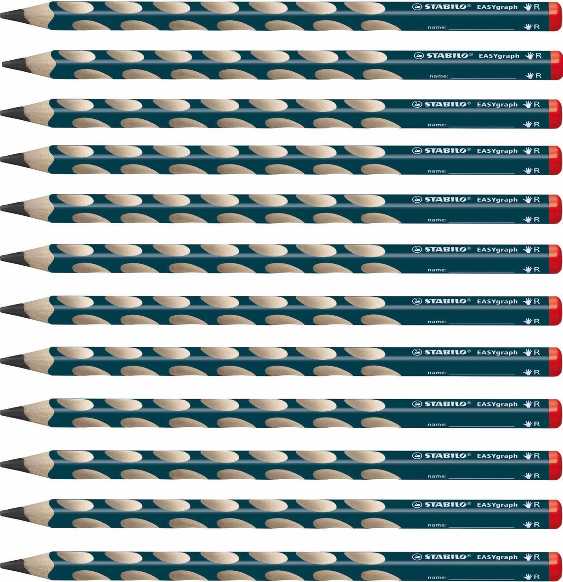 STABILO EASYgraph Potlood Rechtshandig - Doos 12 stuks