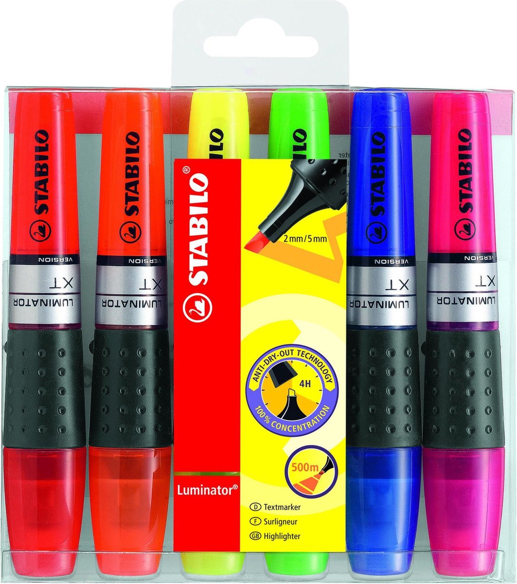 STABILO Luminator Markeerstift - Etui 6 stuks