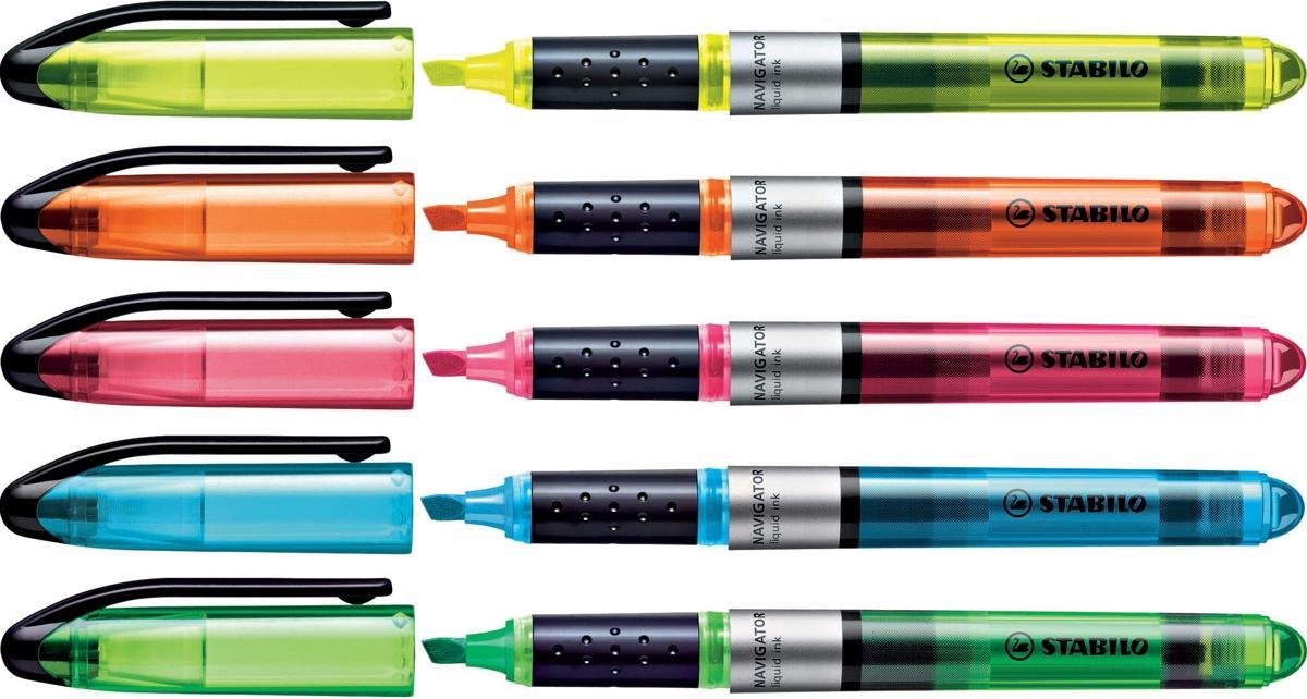 STABILO Navigator markeerstift Groen 10 stuk(s)