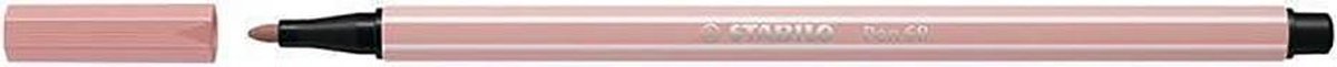 STABILO Pen 68 Brush - Premium Brush Viltstift - Blush Roze - per stuk