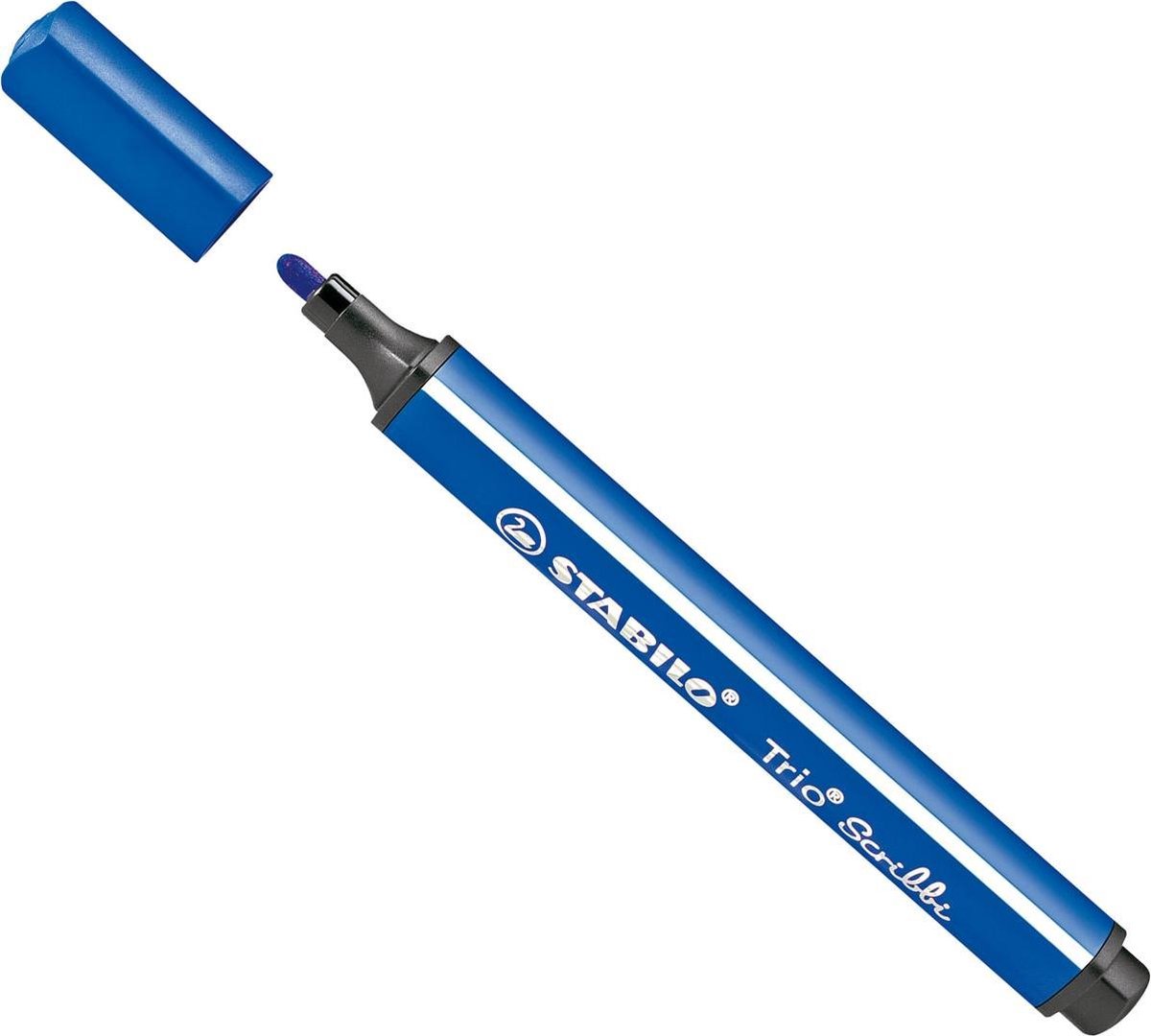 STABILO Trio Scribbi Viltstift Blauw - per stuk