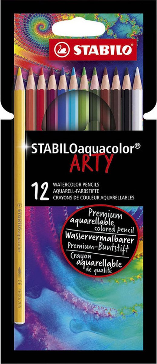 STABILO aquacolor Arty etui 12 stuks