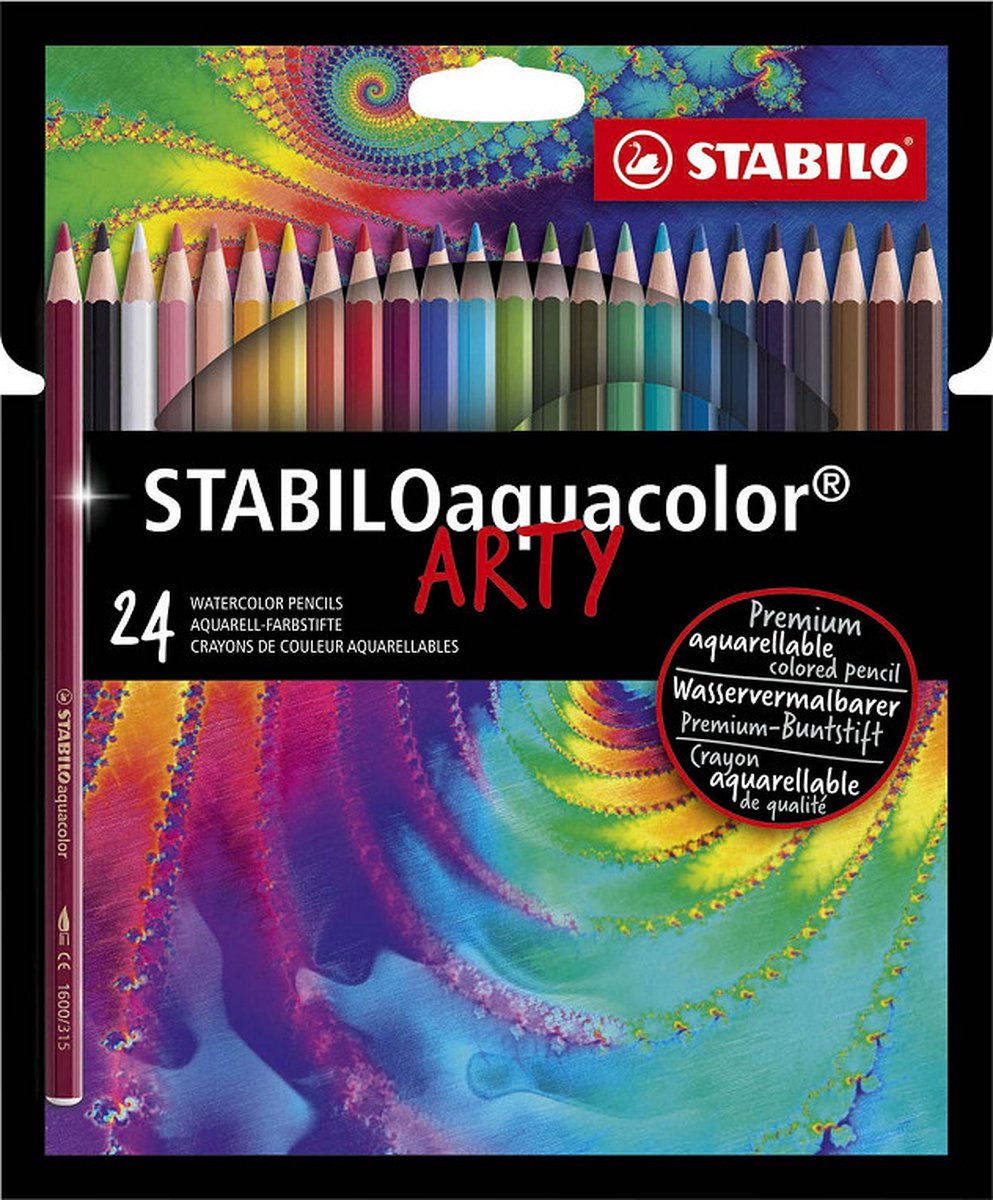 STABILO aquacolor Arty etui 24 stuks