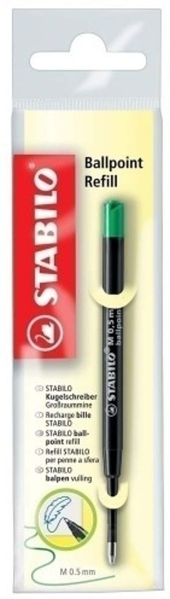 STABILO balpen refill, groen