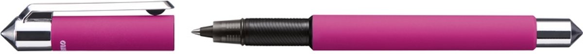 STABILO beCrazy! rollerball, uni color, fuchsia + 1 inkt cartridge blauw