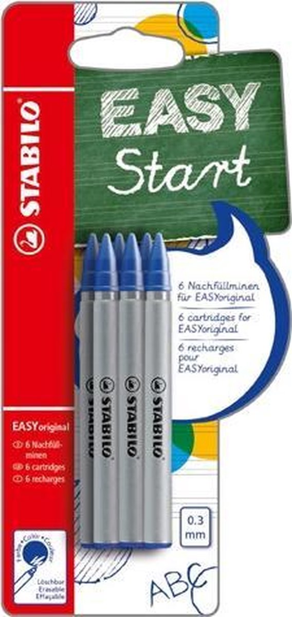 Stabilo Easy Original Refill Blauw