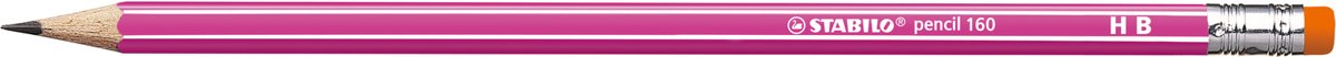 Stabilo pencil 160 with eraser HB pink