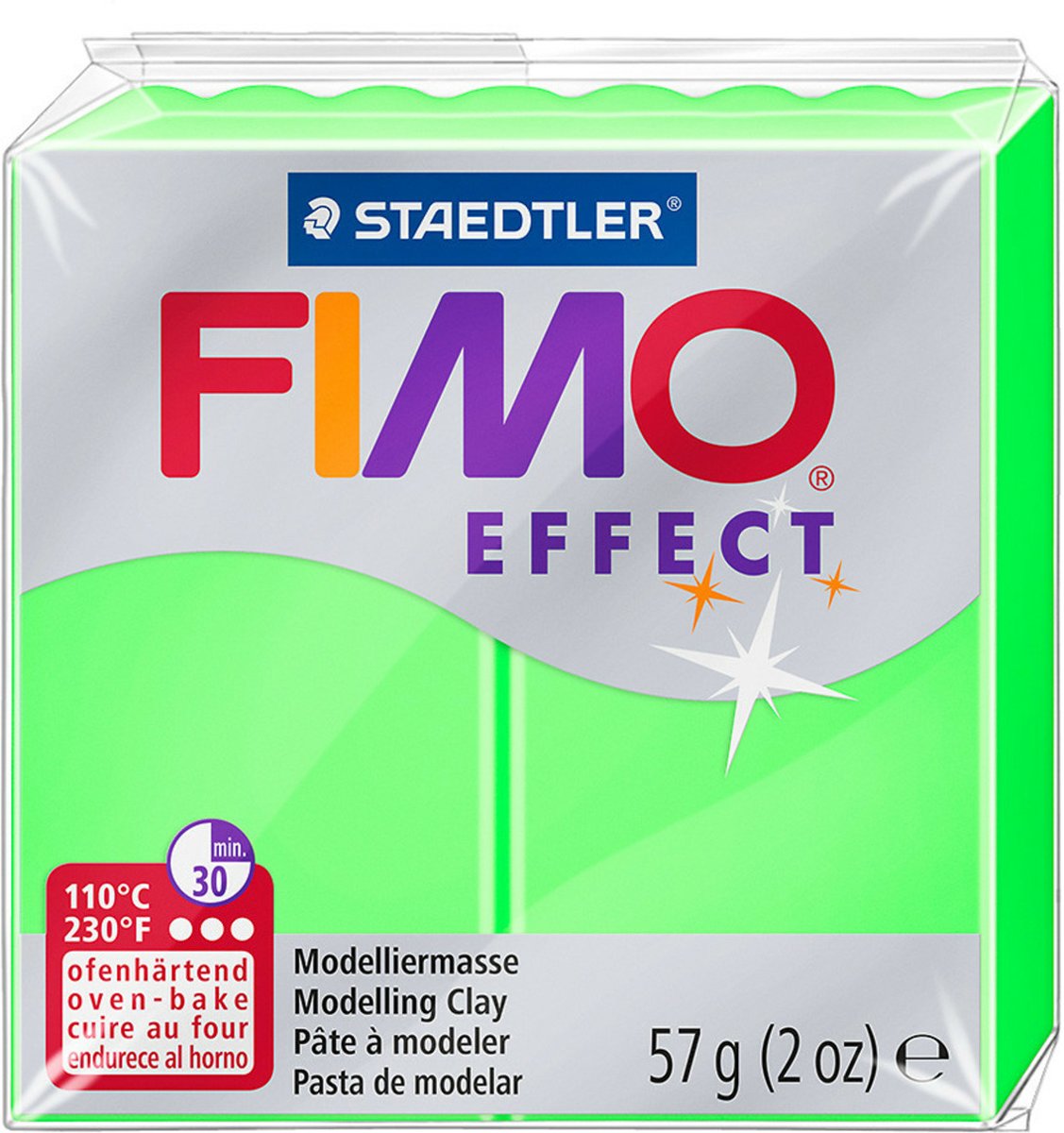 Fimo Effect klei neon green