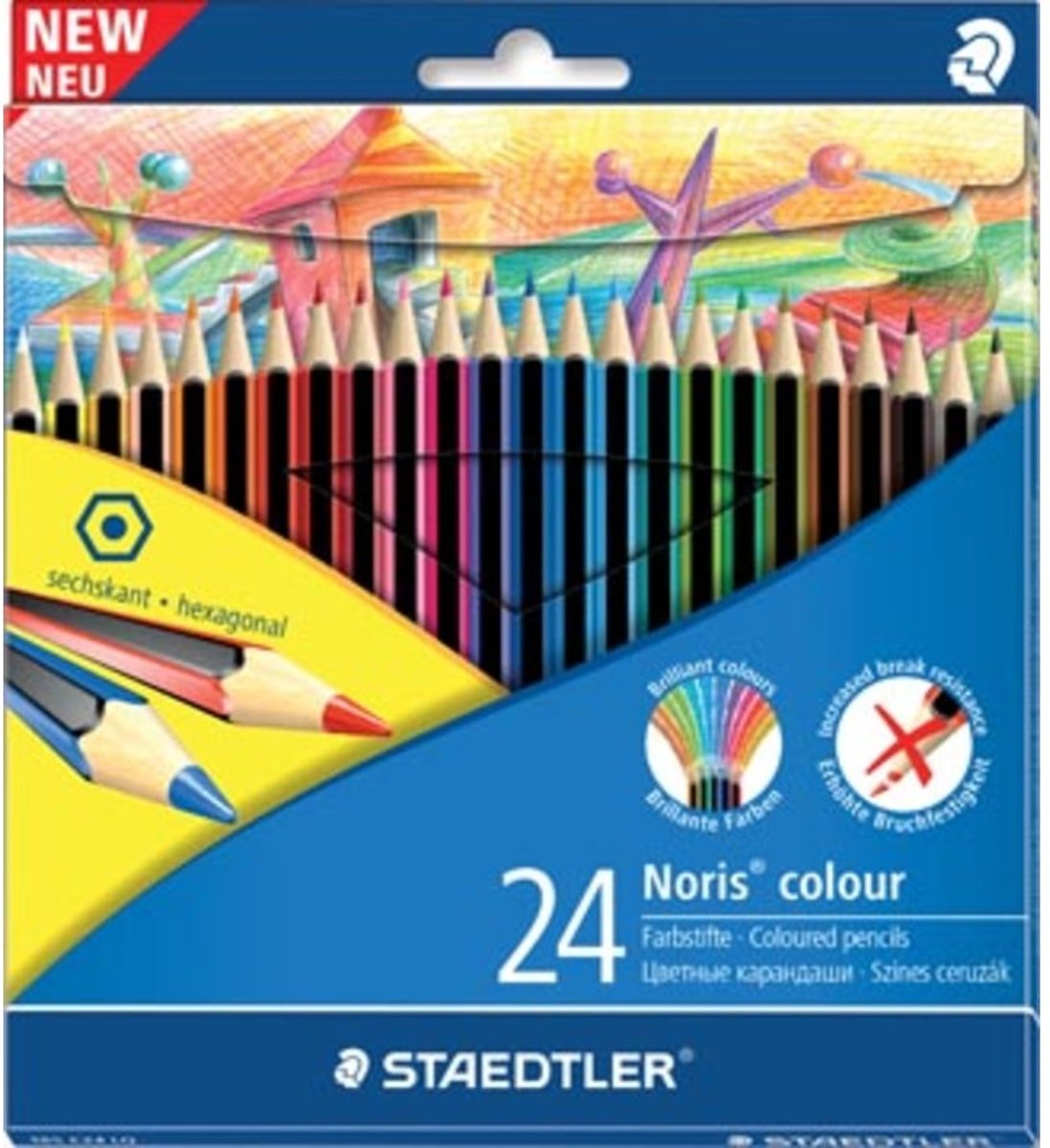 NORIS COLOUR KLEURPOTLODEN 24X