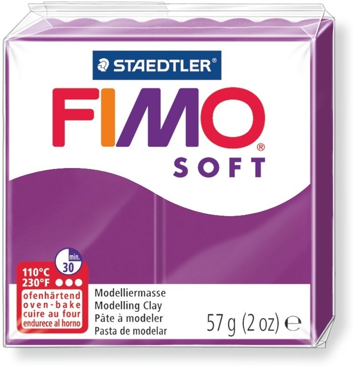 Staedtler FIMO 8020 Boetseerklei 57g Paars 1stuk(s)