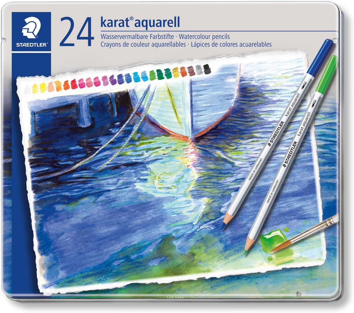 karat aquarell kleurpotlood - set 24 st