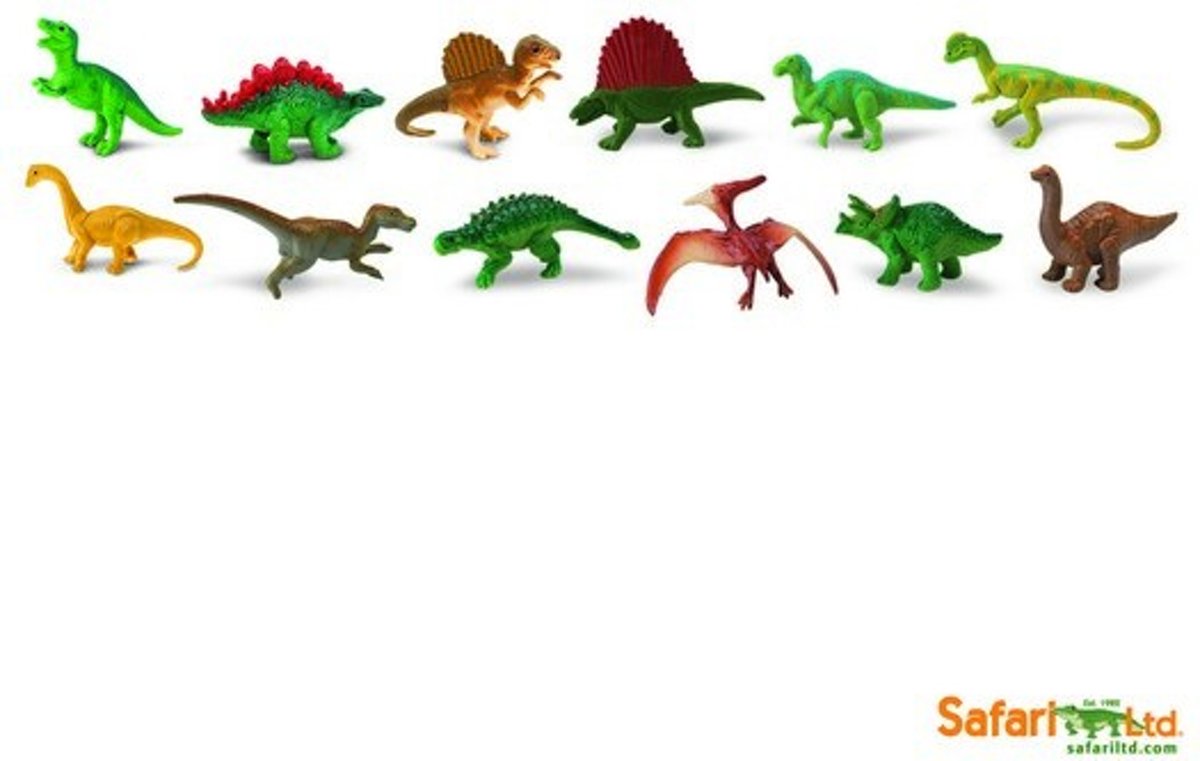 Dinos Minifiguren 12 stuks