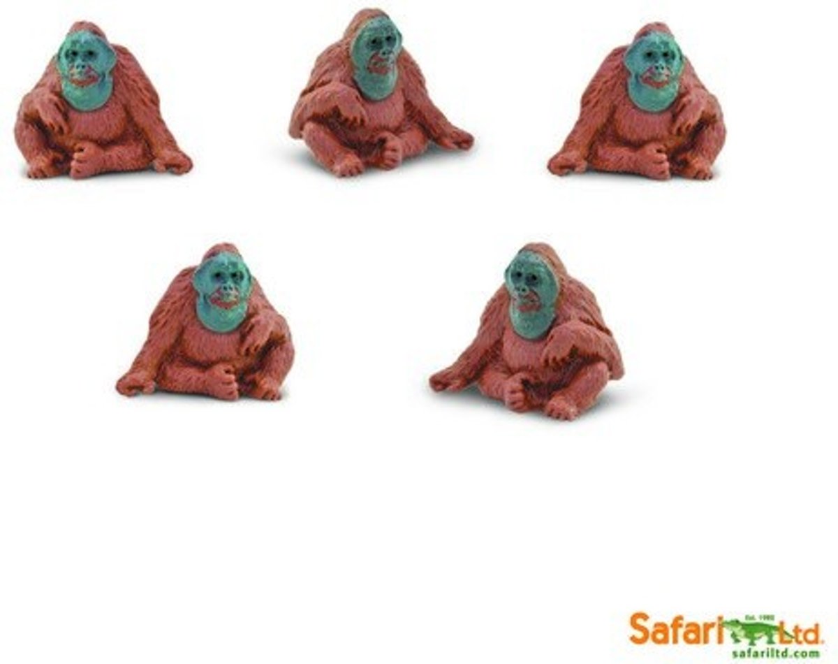 Good Luck Mini Figuren Orang-oetans 10 stuks