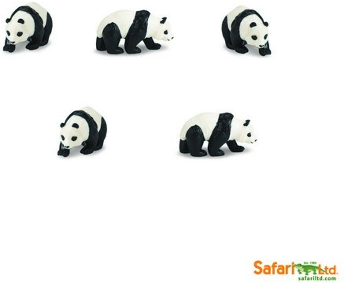 Good Luck Mini Figuren Pandas 10 stuks