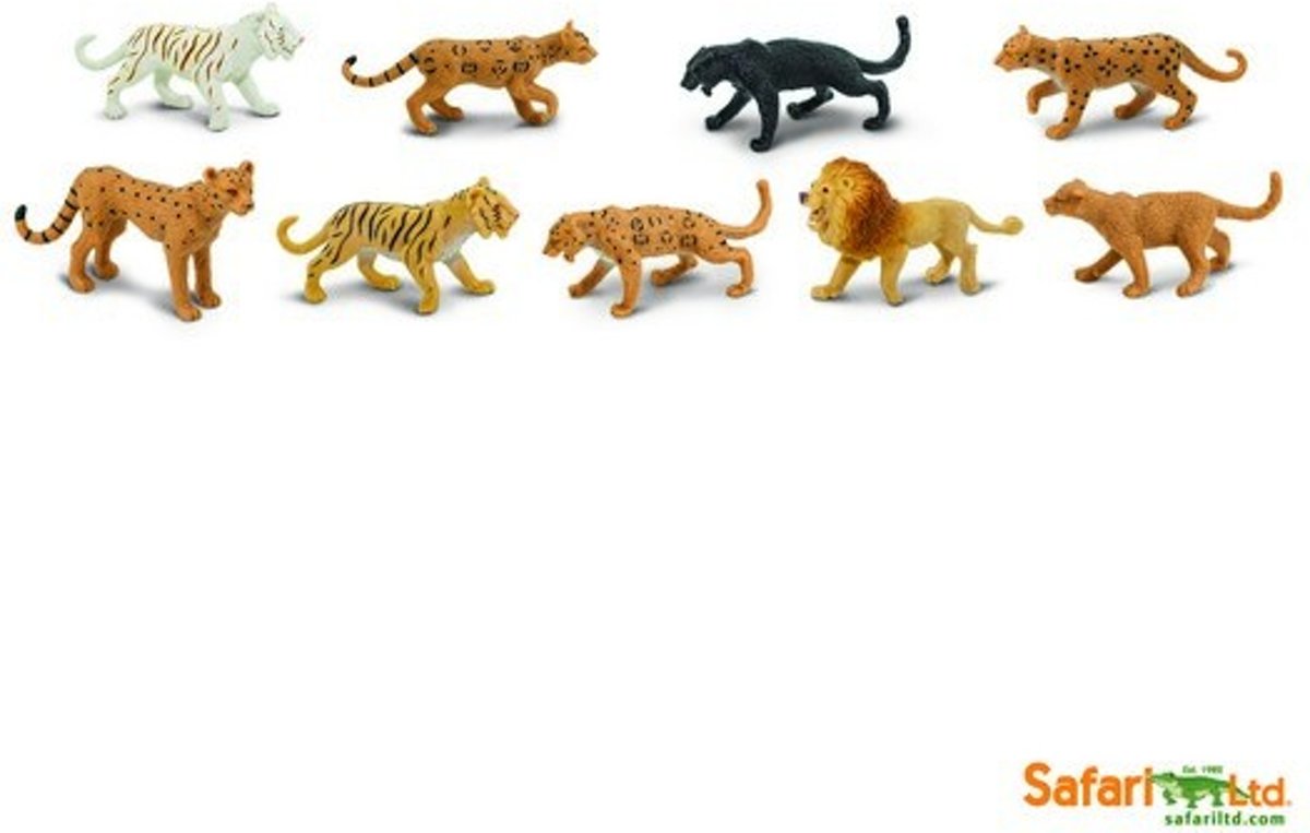 Grote katten Minifiguren 9 stuks