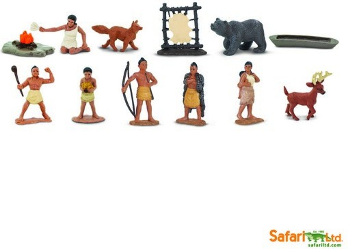 Indianen Minifiguren 11 stuks