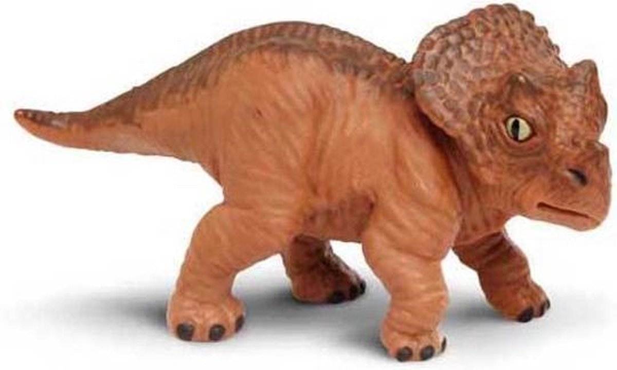 Safari Baby Dinosaurus Triceratops Junior 5 Cm Rubber Bruin