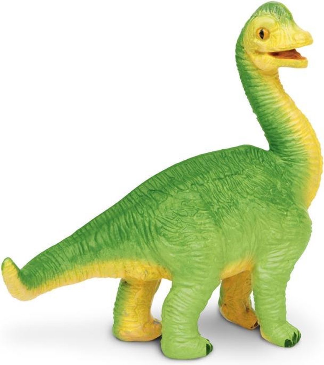 Safari Baby-brachiosaurus Junior 3 Cm Rubber Groen/geel