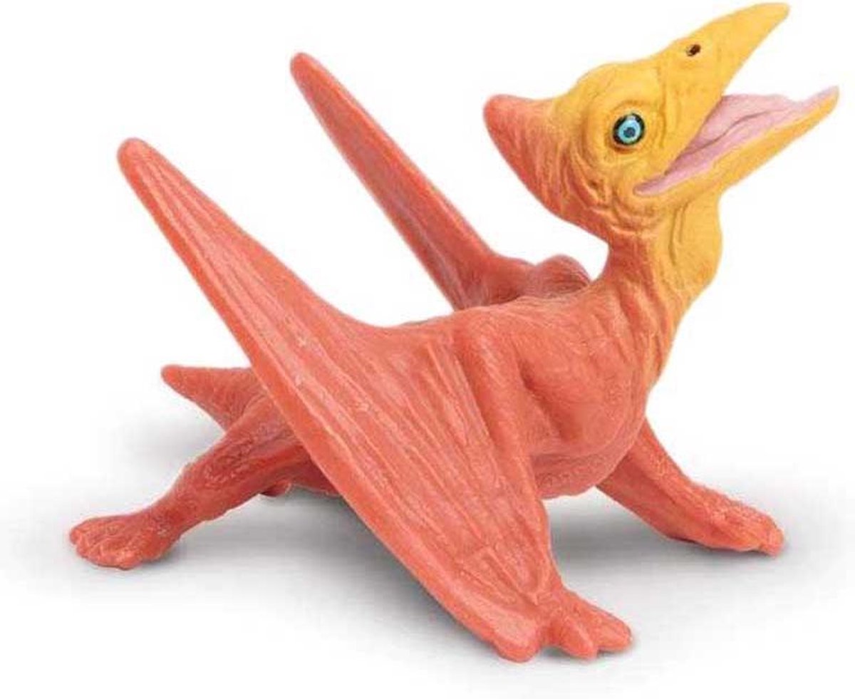 Safari Baby-pteranodon Junior 5 Cm Rubber Oranje/geel