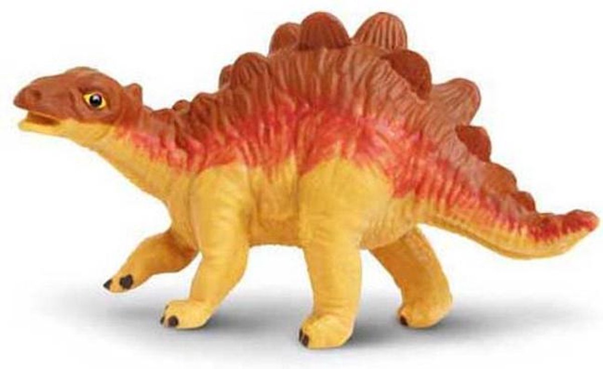 Safari Baby-stegosaurus Junior 5 Cm Rubber Groen/geel