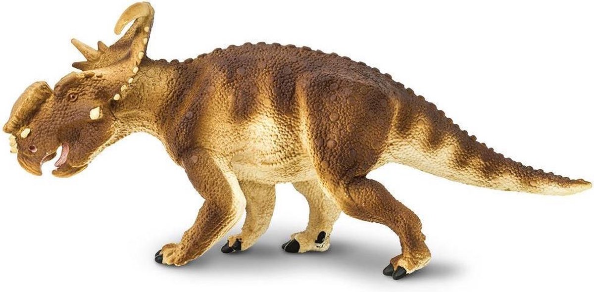 Safari Dinosaurus Pachyrhinosaurus Junior 21 Cm Rubber Bruin