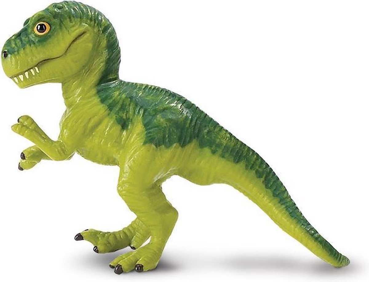 Safari Dinosaurus T- Rex Junior 9 Cm Rubber Groen