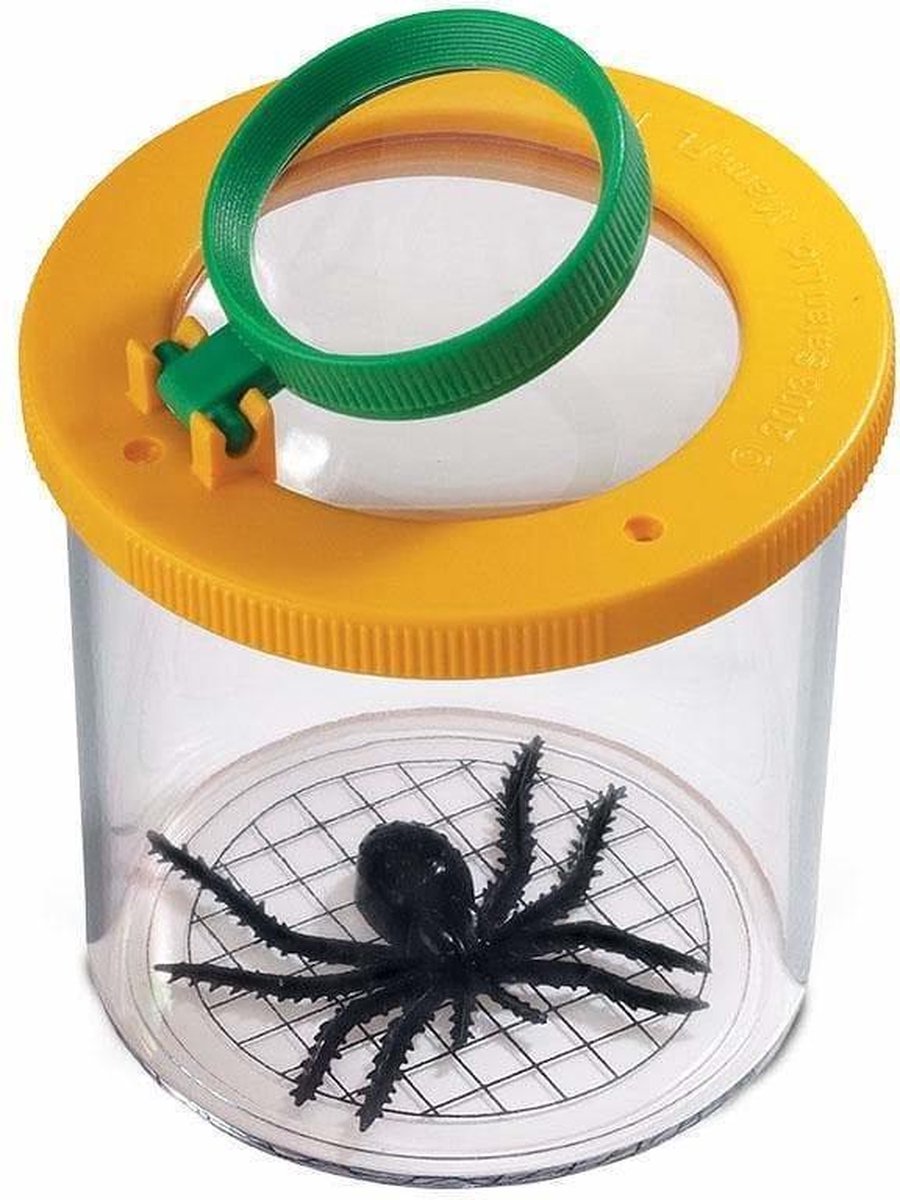 Safari Insectenpot Junior 6,5 Cm Geel/transparant 2-delig