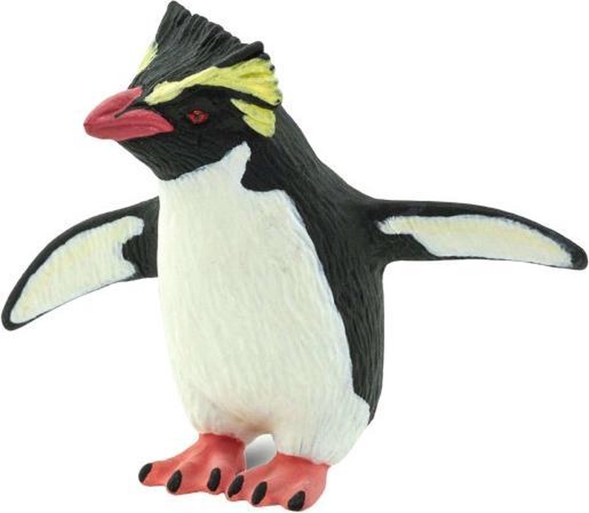 Safari Speeldier Rockhopperpinguïn Junior 5,3 Cm Zwart/wit