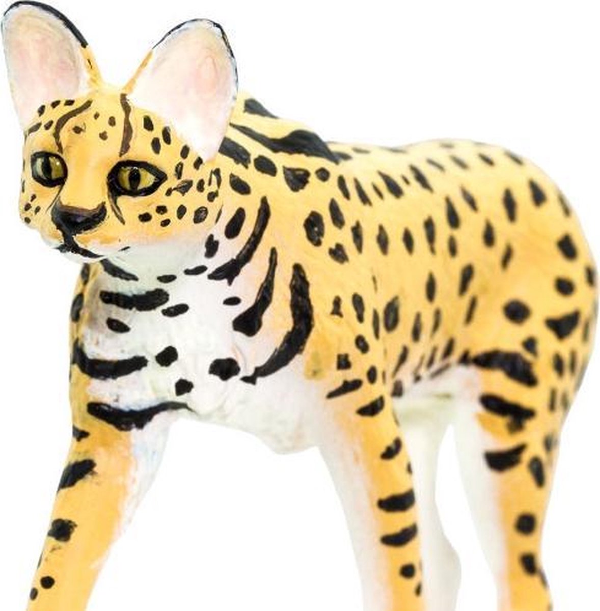 Safari Speeldier Serval Junior 9,6 Cm Geel/zwart