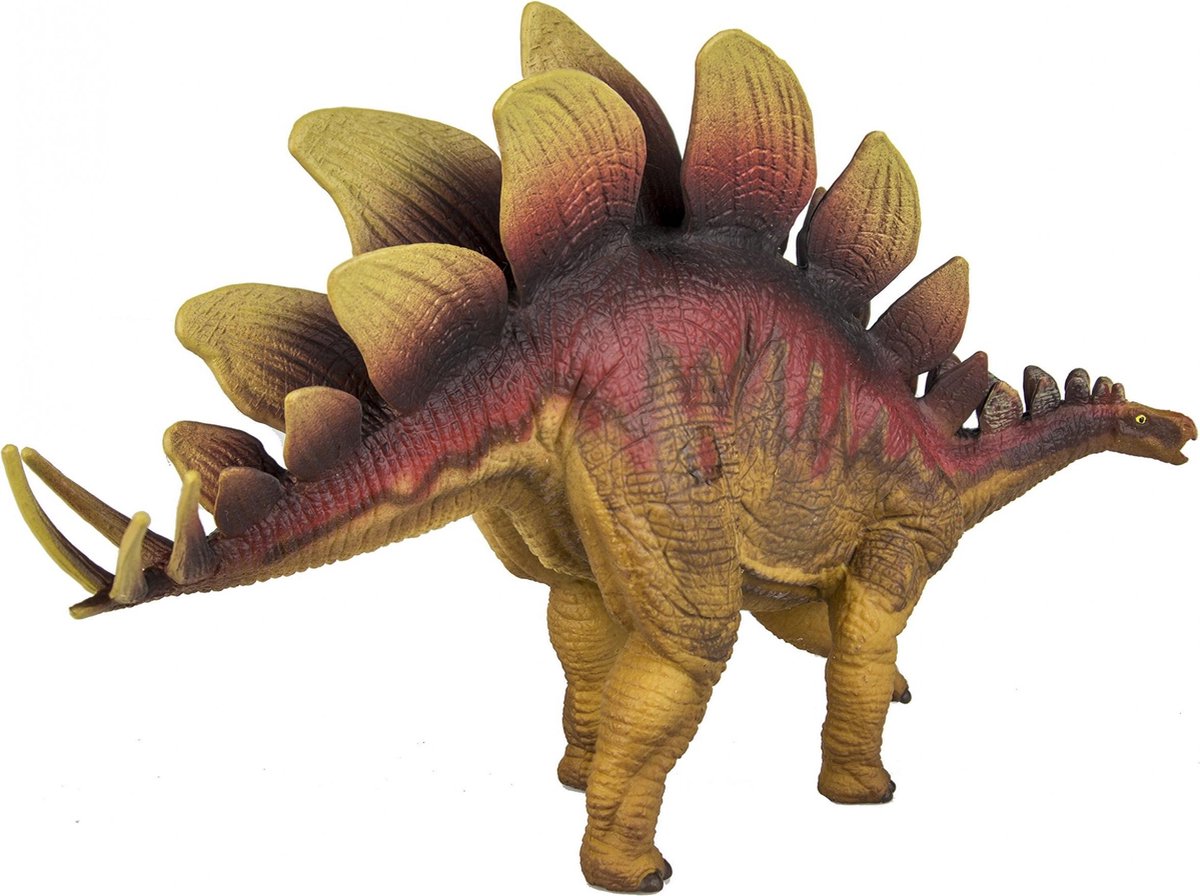 Safari Speeldier Stegosaurus Junior 17 Cm Geel/bruin