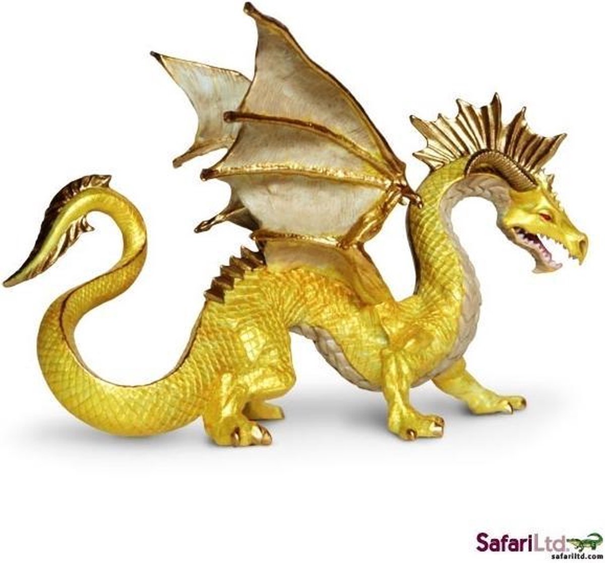 Safari Speelfiguur Draak Jongens 12 X 8 Cm Goud