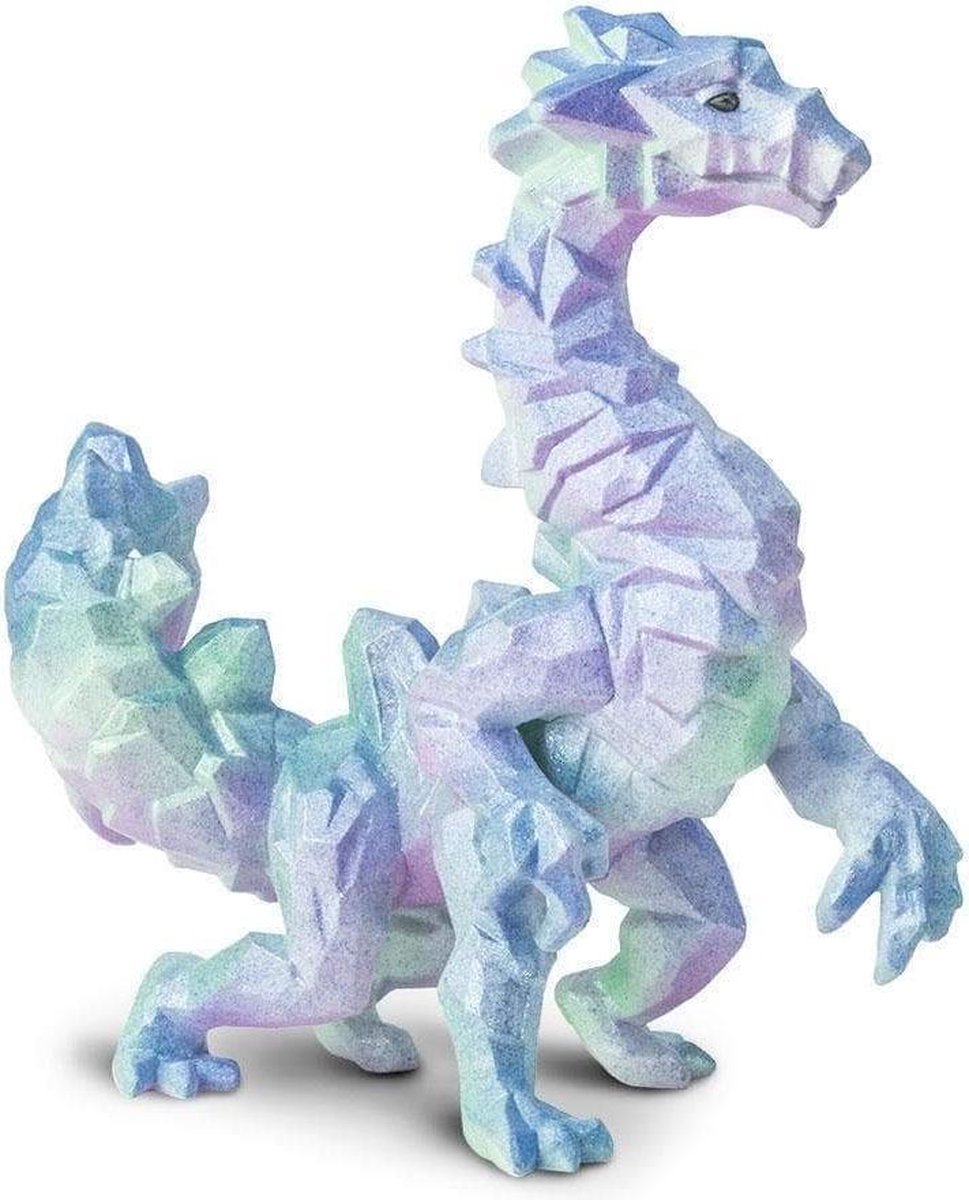 Safari Speelfiguur Draak Junior 13 X 6 X 11,5 Cm Lichtblauw