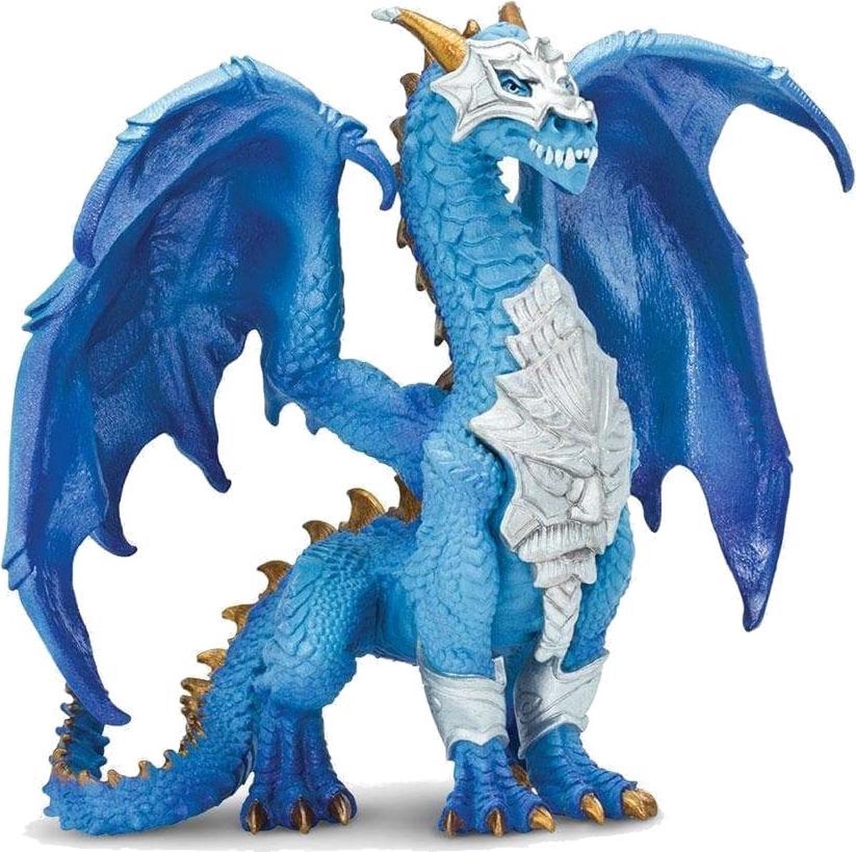 Safari Speelfiguur Draak Junior 9 X 15,5 Cm Blauw