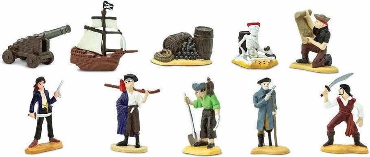 Safari Speelset Pirates Toob Junior 10-delig