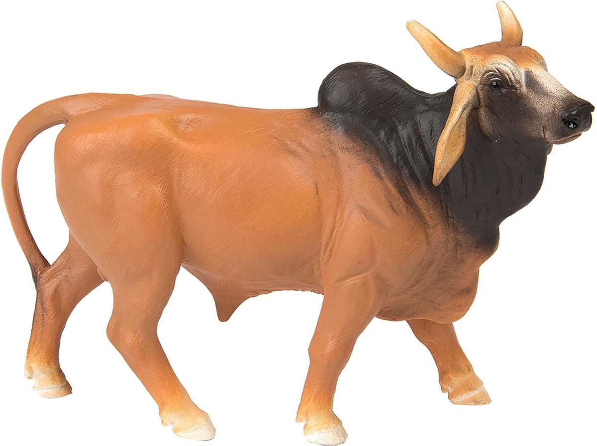 Safari Wilde Dieren Brahma-stier Junior 13 Cm Bruin/zwart