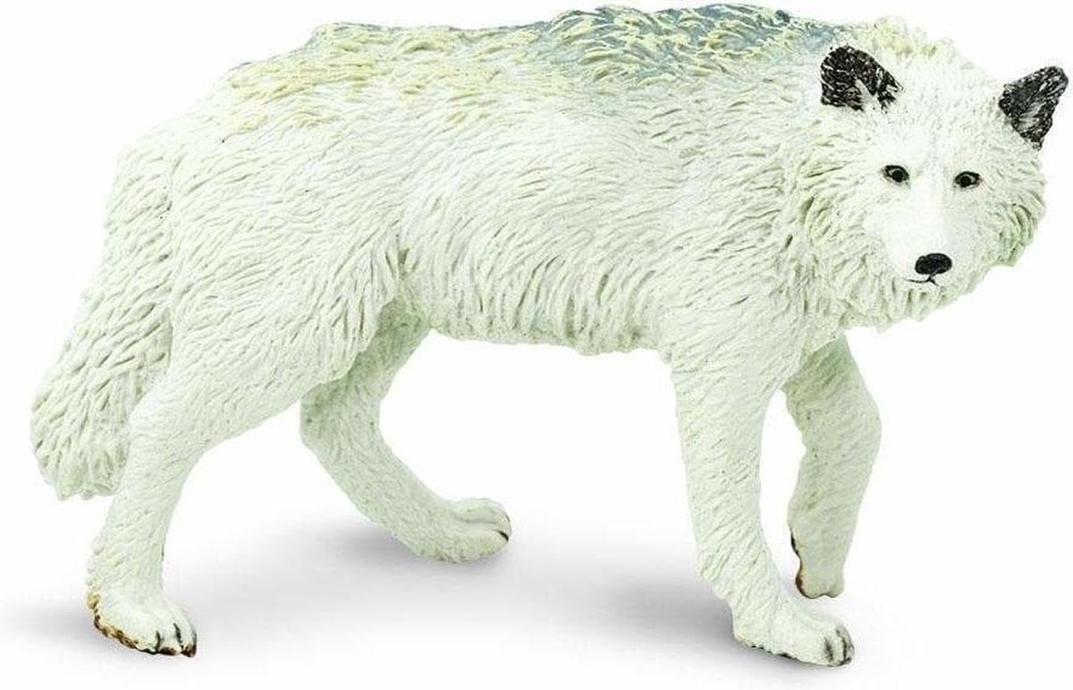 Safari Wilde Dieren Witte Wolf Junior 9,3 Cm Wit