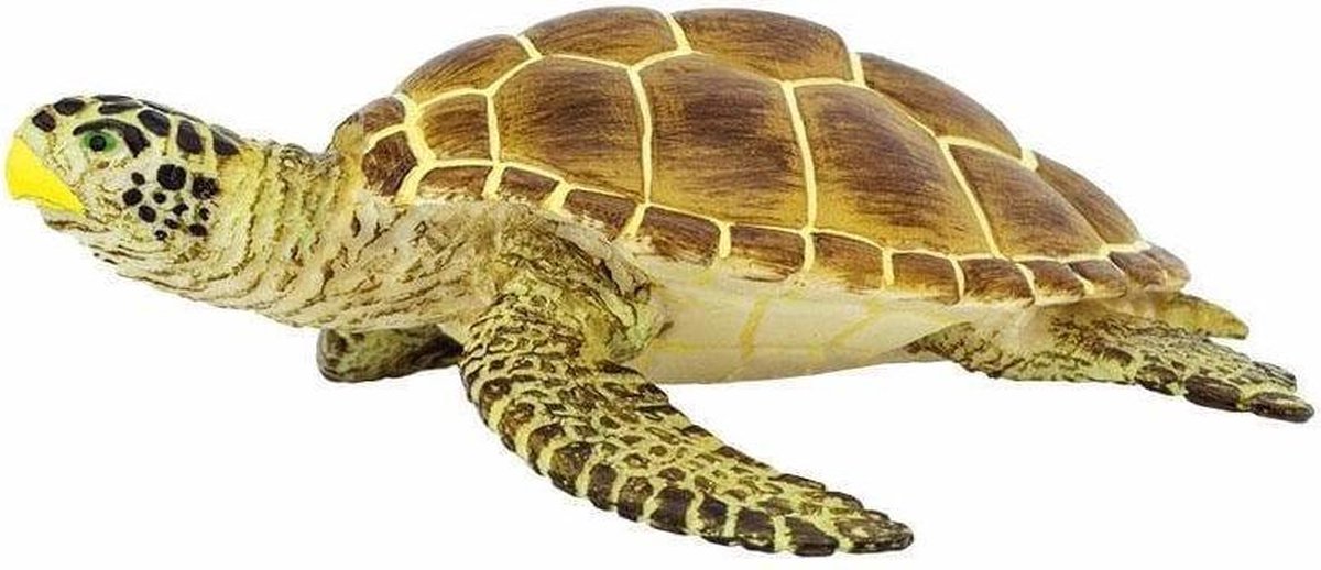 Safari Zeedieren Karetschildpad Junior 9,19 Cm Bruin/geel