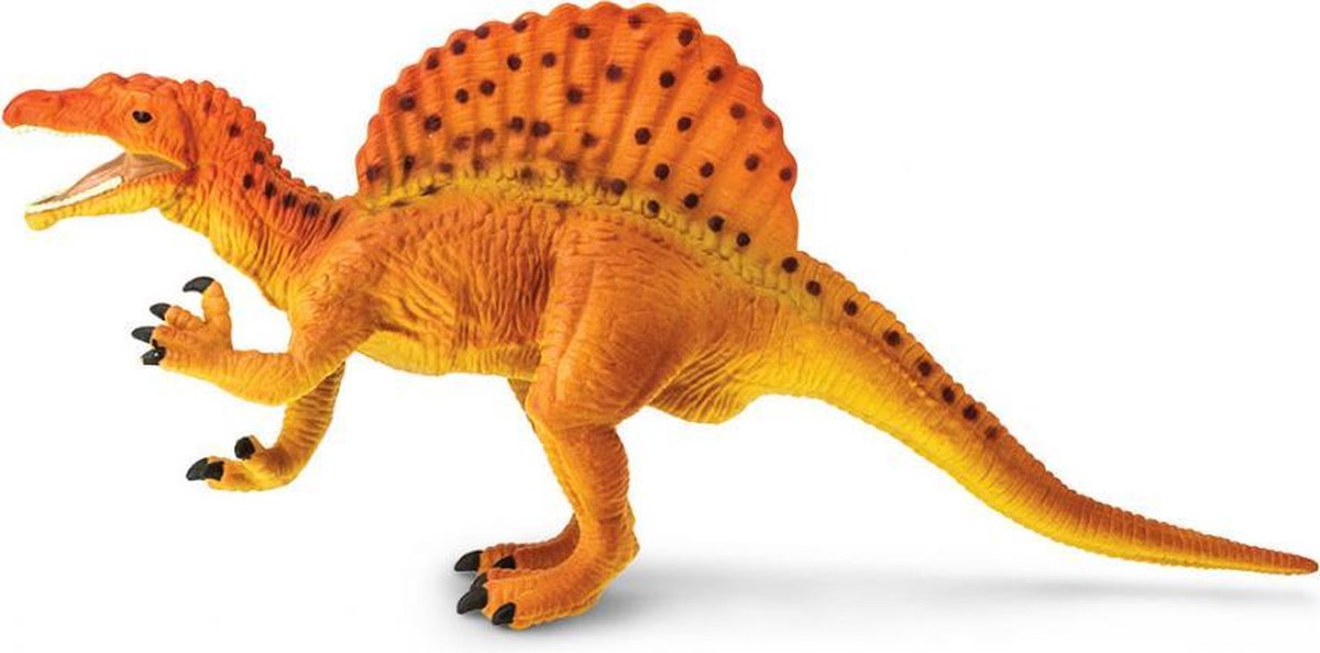 dinosaurus Spinosaurus junior 32 cm rubber bruin