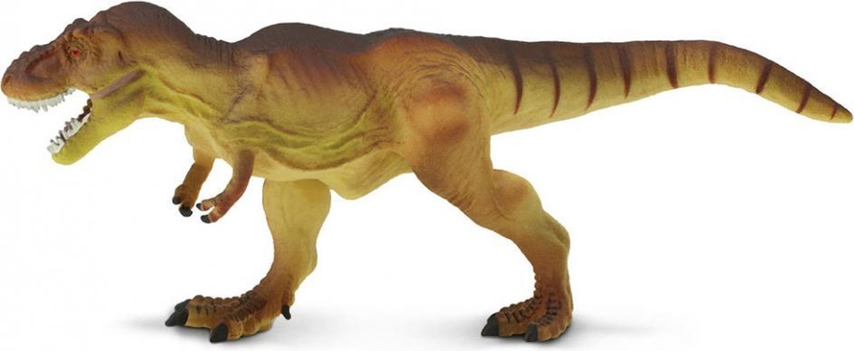 dinosaurus T- Rex junior 22 cm rubber bruin/ beige