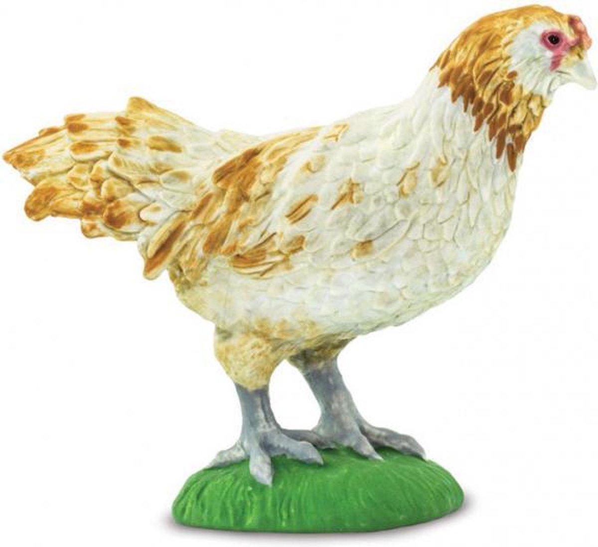 speeldier Ameraucana kip junior 6 x 4,5 cm wit