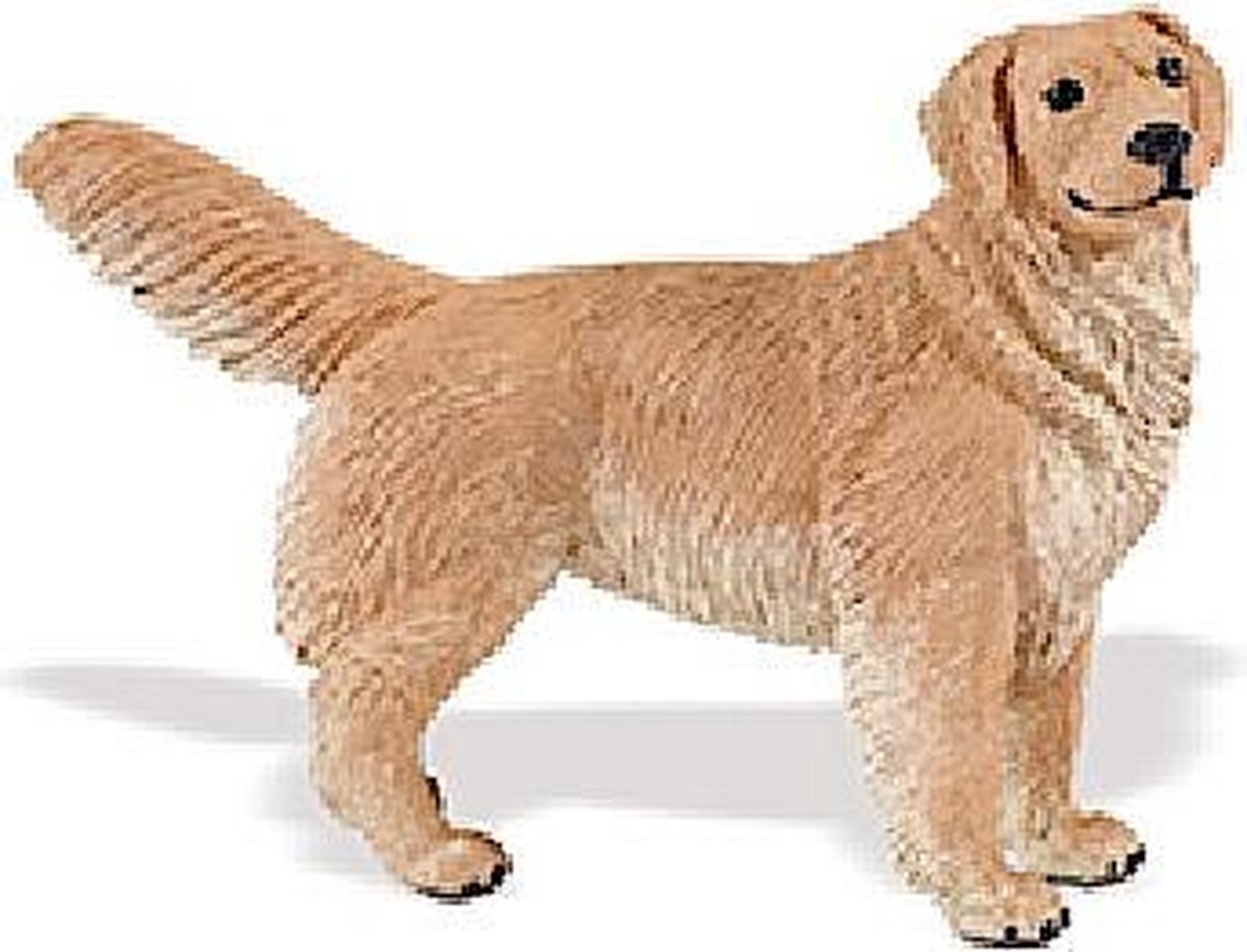 speeldier golden retriever 9 cm bruin