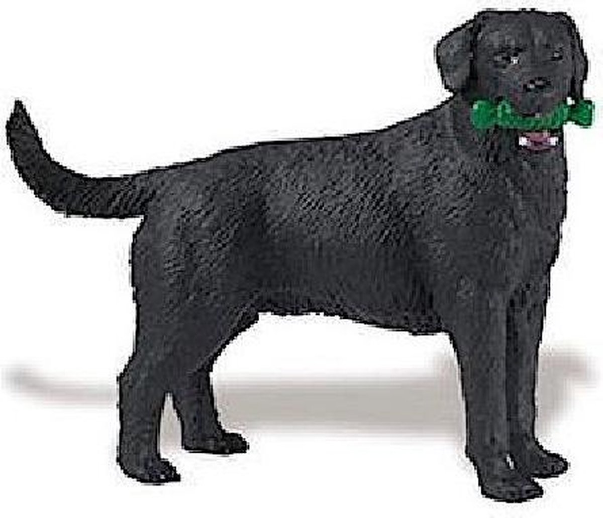 speeldier labrador 9,5 cm zwart