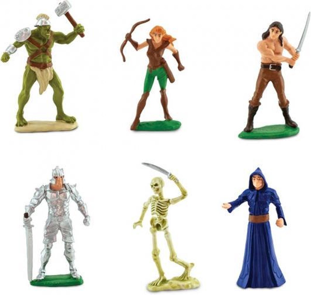 speelfiguren Helden & Monsters 10 cm junior 6-delig