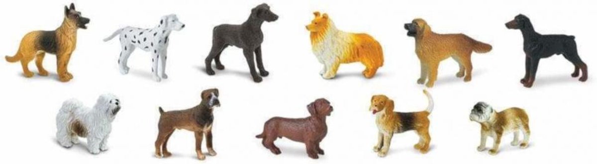 speelfigurenset Dogs junior 11-delig