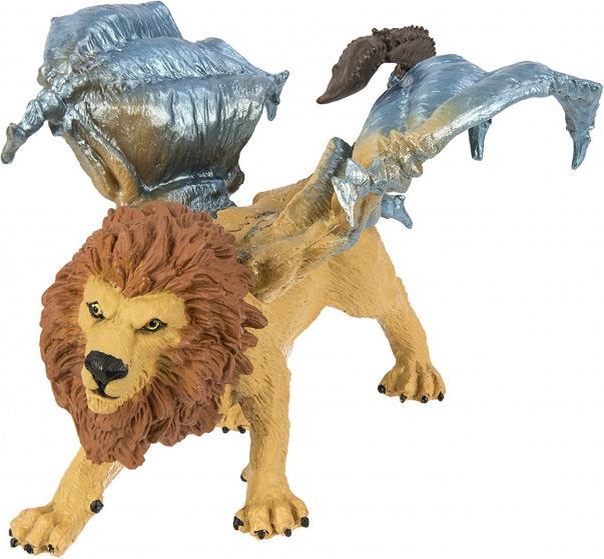 speelfiguur Manticore jongens 11,5 cm bruin/zilver/geel