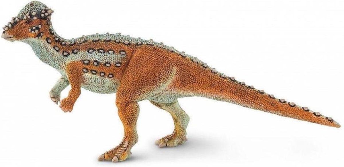 speelfiguur Pachycephalosaurus junior 8 cm oranje