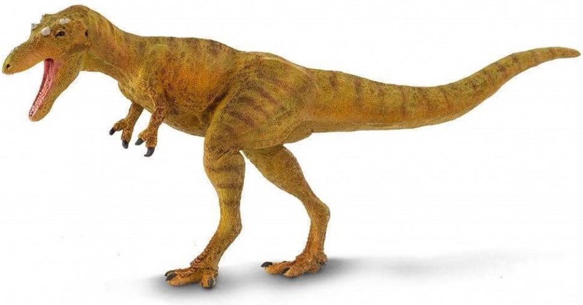 speelfiguur Qianzhousaurus junior 23 cm oranje